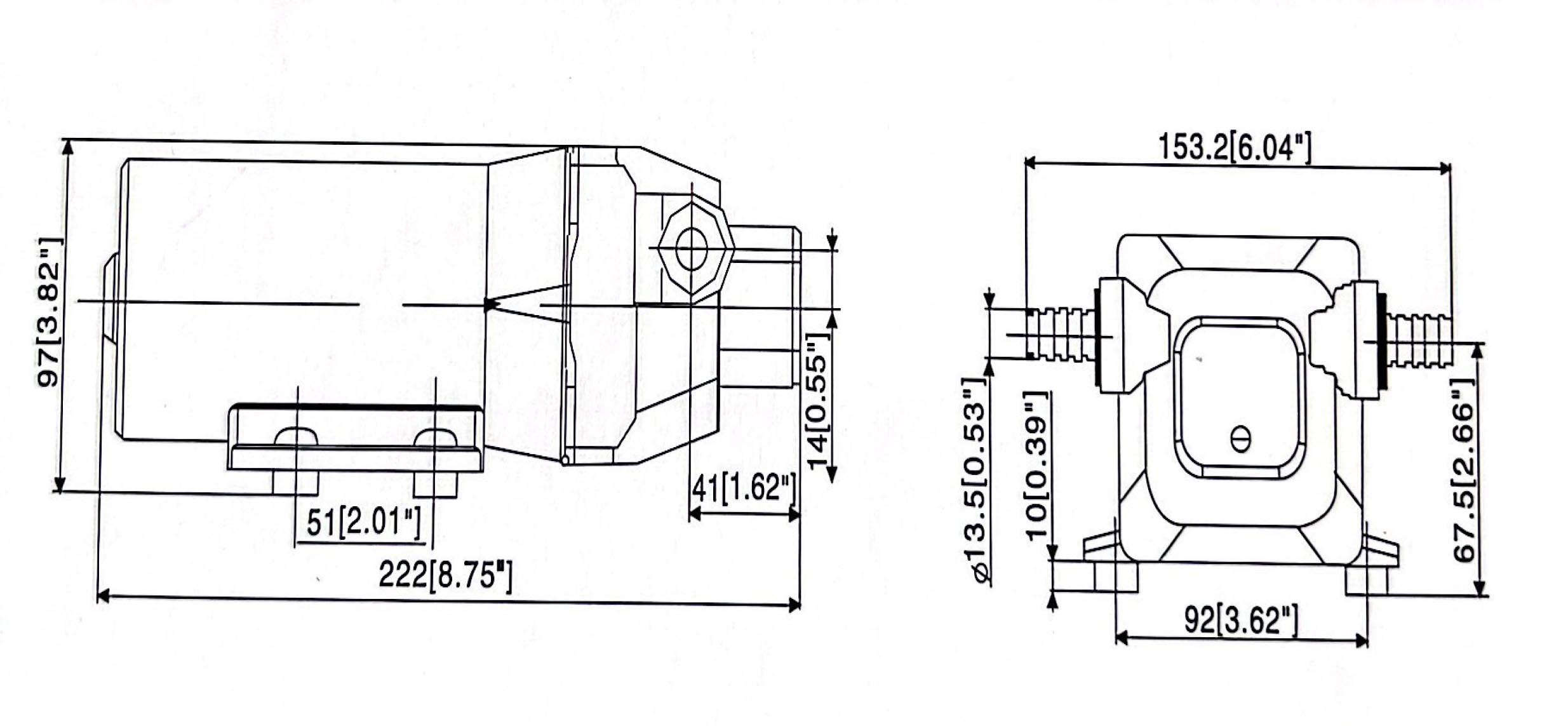 180 GPH Auto Diaphragm Pump – 12V – DC – Washdown Pump ...