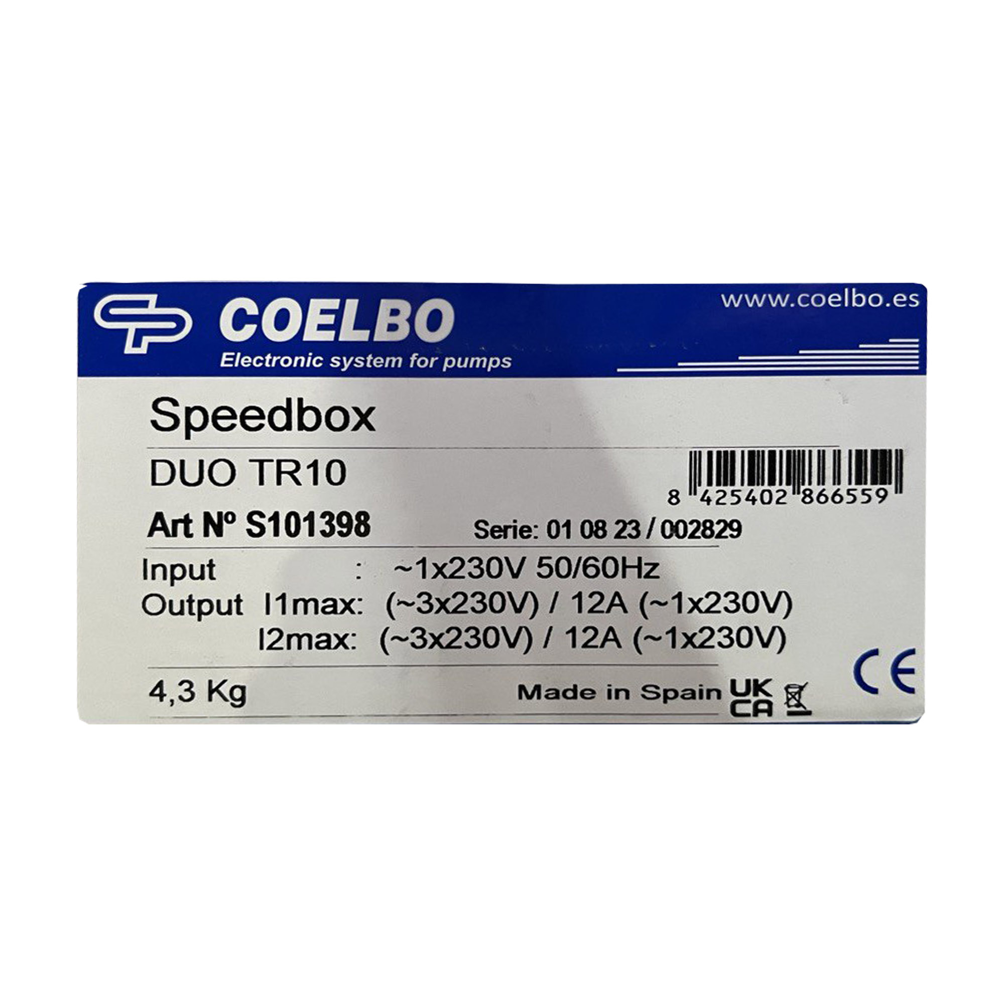 SPEEDBOX DUO (COELBO) - S101250
