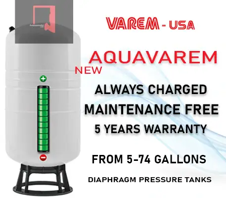 Aquavarem Pressure Tanks for Water Storage and Pressure Management